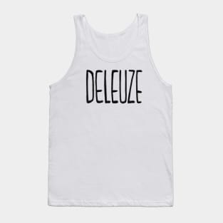 Philosophy Deleuze Tank Top